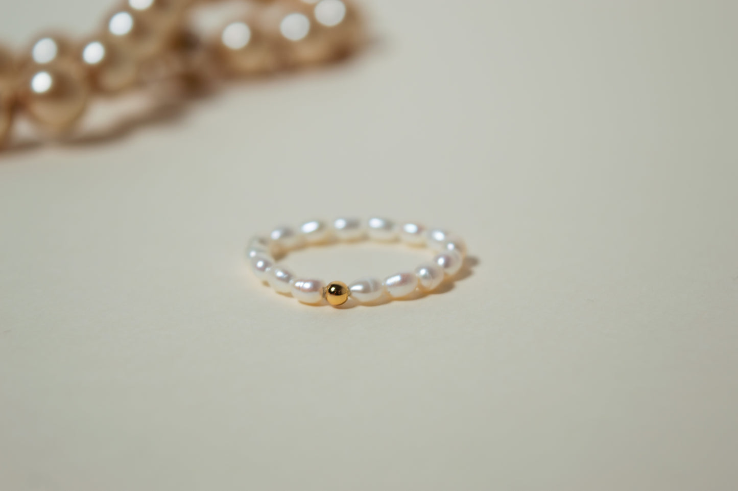 Freshwater pearl ring