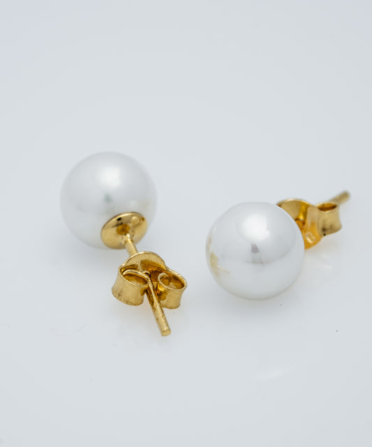 Petit shell pearls earrings