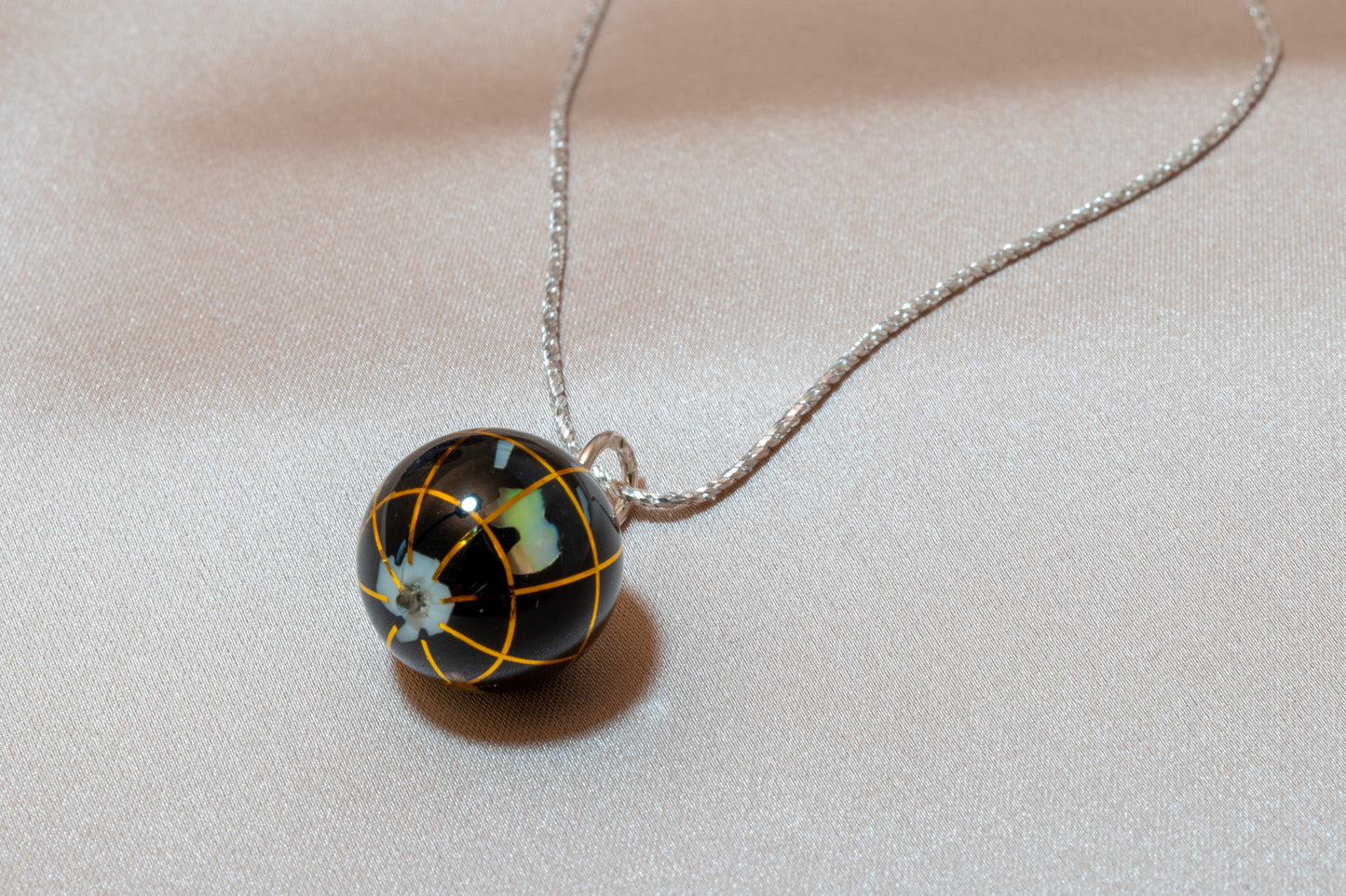 Black Ceramic Globe Pendant GAIA